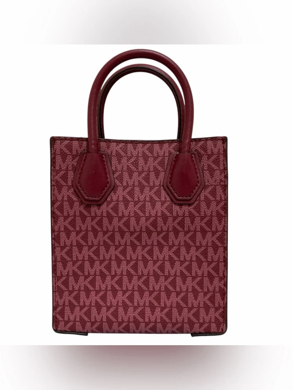 Michael Kors Mercer Mini Tote in mulberry with Gold Hardware and strap NWOT